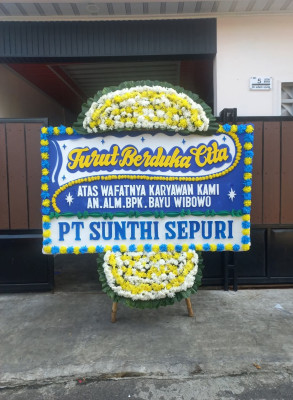 Papan Bunga Duka di Pinang Jaya